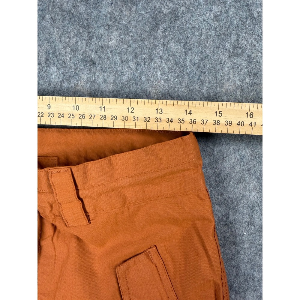 Rodeo White Series Plus Snow Pants Mens Small Orange Brown Waterproof Cargo Ski - Picture 3 of 6